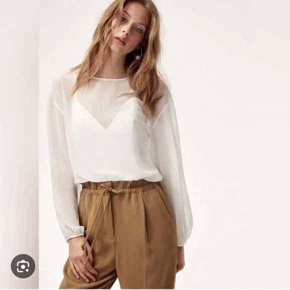 Wilfred Tops - Brand new with tags ~ Wilfred XS Talmont Bodysuit in Oak